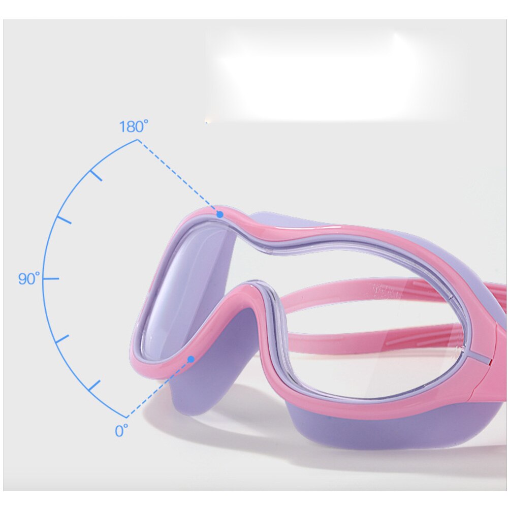 swimming goggles big frame HD trend waterproof anti-fog swimming glasses men and women adult goggles