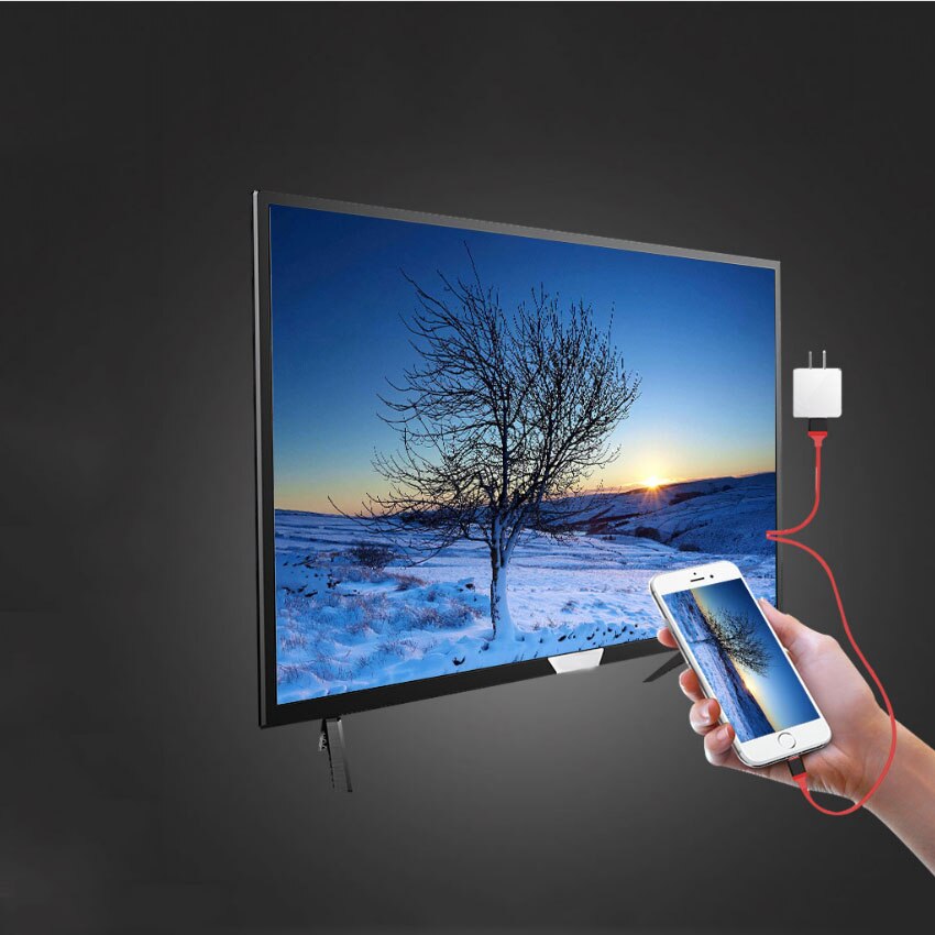 Foxsun voor lightning naar hdmi kabeladapter voor iphone lightning digitale av adapter 1080p mhl naar hdmi converter voor iphone 8/7/6