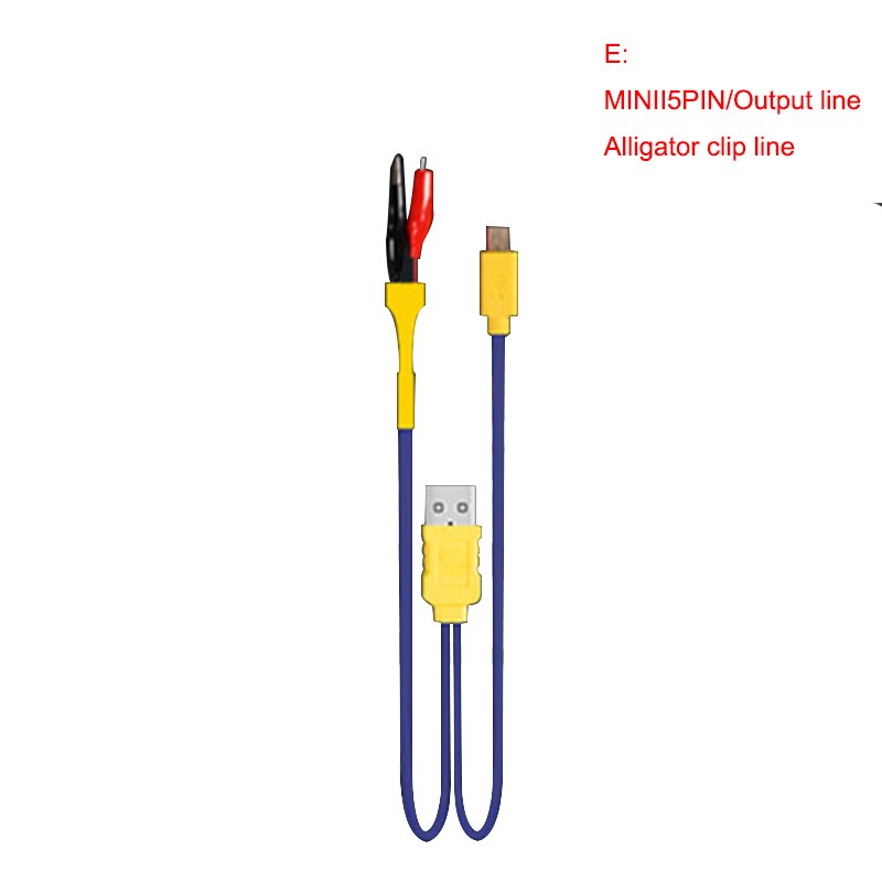 Mechanic iBoot Power Supply Power Control Test Cable for iP 6 7 8 X XS MAX 11 Pro max Android DC Power Control Line: E