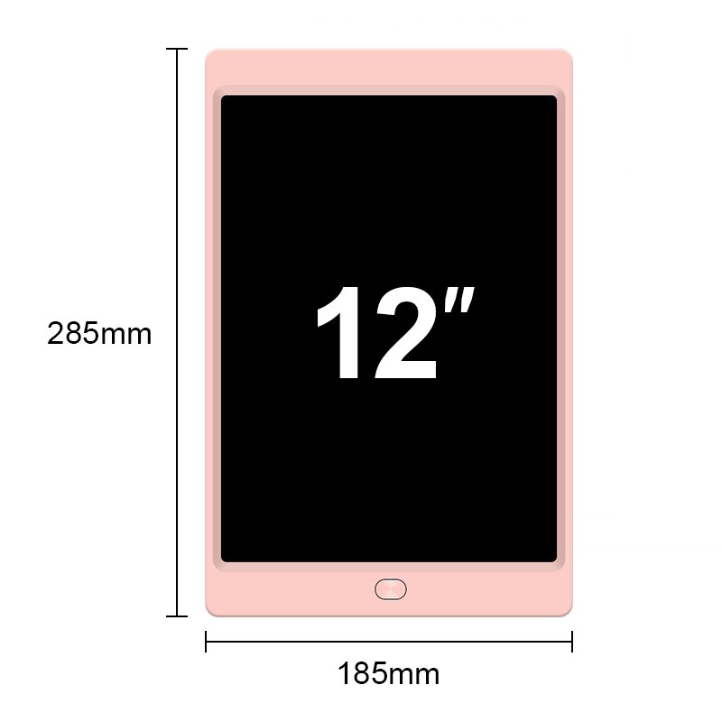 LCD Writing Tablet, 12 inch Colorful Screen, Electronic Business Drawing Doodle Board,Drawing Pad &amp; Memo Board with Holder Pink