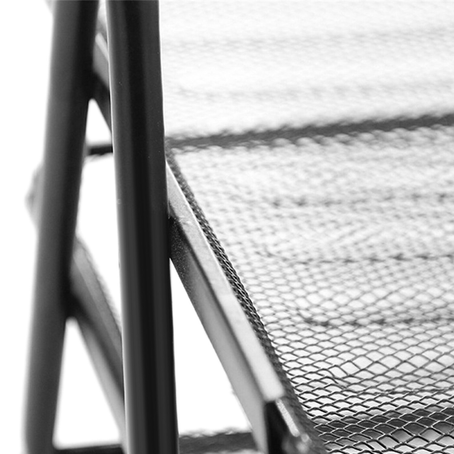 2-Tier Stackable Metal Mesh File Holder Stand Organizer Tray for Magazine Letter Paper Document Home Office Desk Black