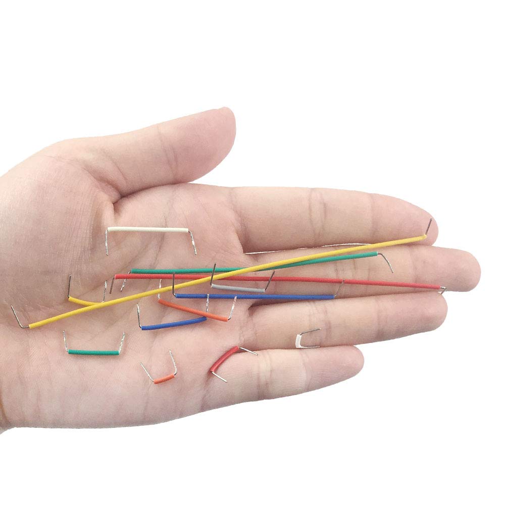Cable de placa de pruebas M-M Jumper, 560 unidades, 14 tamaños, Kit de bricolaje para Arduino 2-125mm, Cable de Breadboard sin plomo, Cable Dupont en forma de U