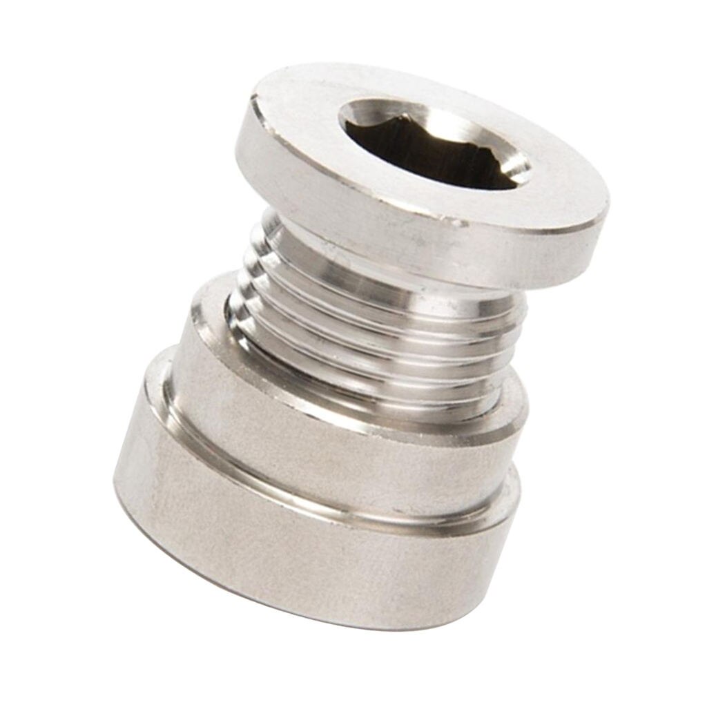 Stainless Steel O2 Oxygen Sensor Plug And Bung Kit M18x1.5mm Hex Cap