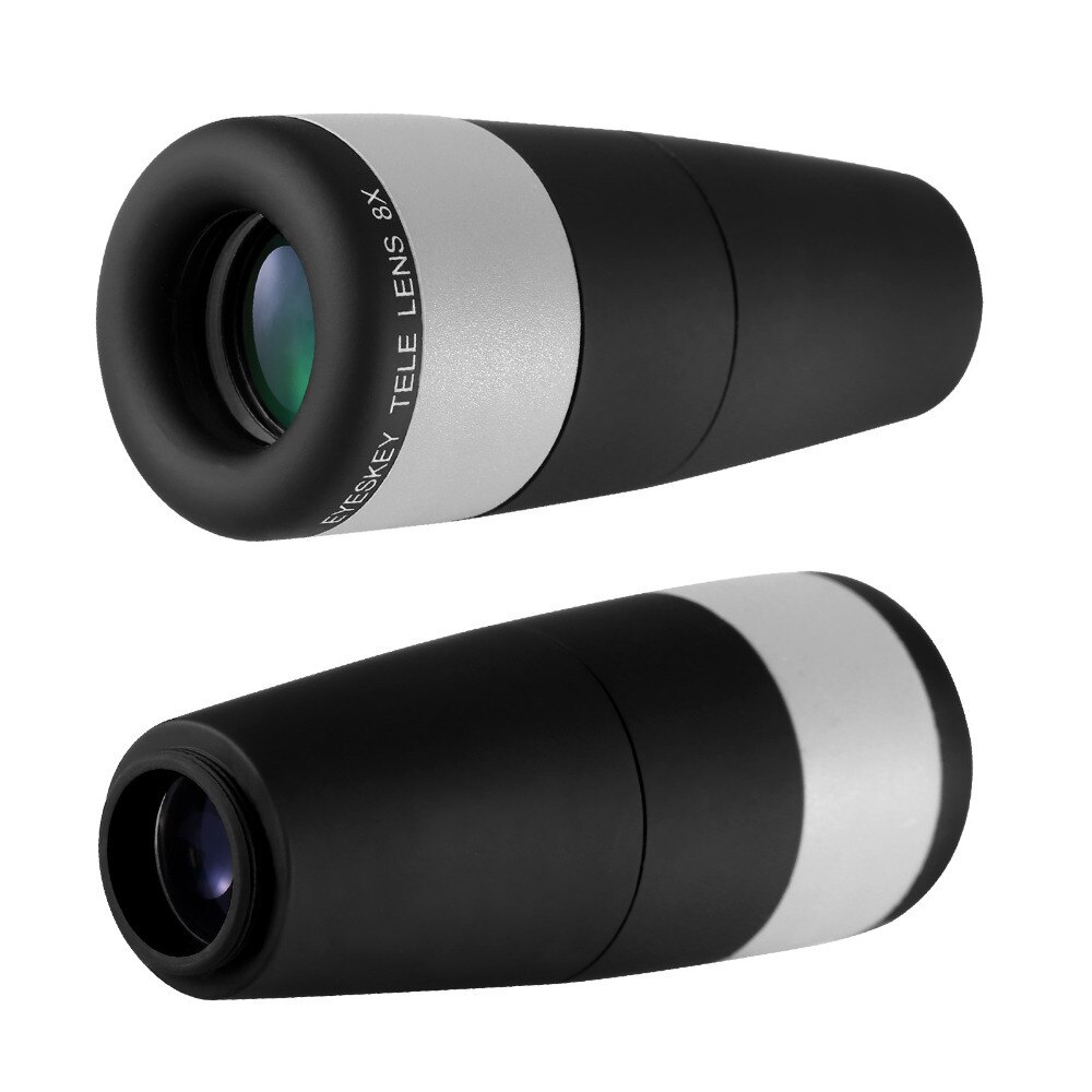 Eyeskey 8x Zoom Draagbare Mobiele Telefoon Telescoop Lens Groothoek Oculair Lens met Lens Adapter en Beugel Voor Ipone 5 5 s 6 6 s