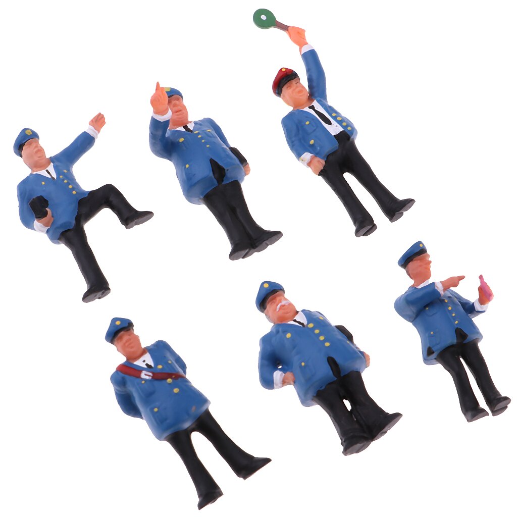 1:87 Train Station Worker Model HO Scale Railroad Layout Railroad Scenery