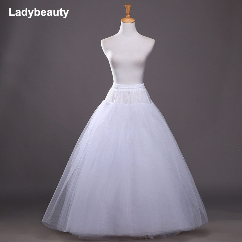 ! preiswertesten A-linie Weiß Hochzeit Unterröcke kostenlos Größe Braut Unterrock Rutsch Krinoline Weiß Für Brautkleider