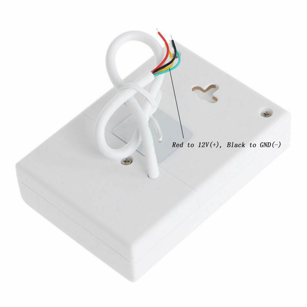 White DC 12V Wired Doorbell Vocal Chime Wire Access Control Door Bell Loud Ding-dong Doorbell Home Improvement