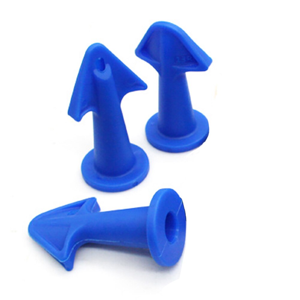 3 Stks/set Multifunctionele Afwerking Thuis Rubber Breeuwen Accessoires Milieuvriendelijke Professionele Kit Tool Troffel Mondstuk Schoon