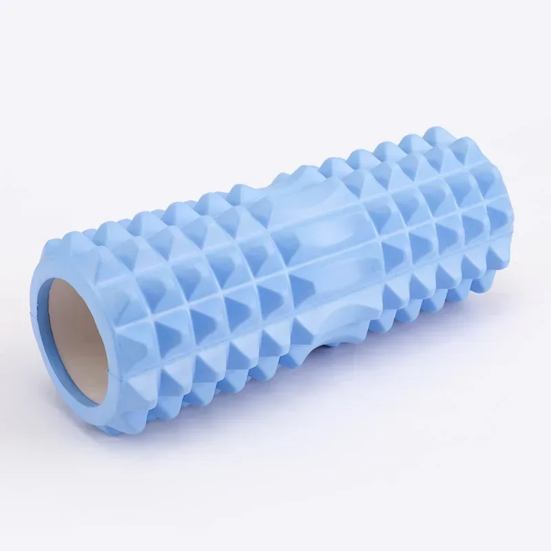 30 cm Schaumstoff-Massagerolle, Hohlsäule, Fitnessgeräte für Muskelmassage, Physiotherapie und Sportrehabilitation: Blau