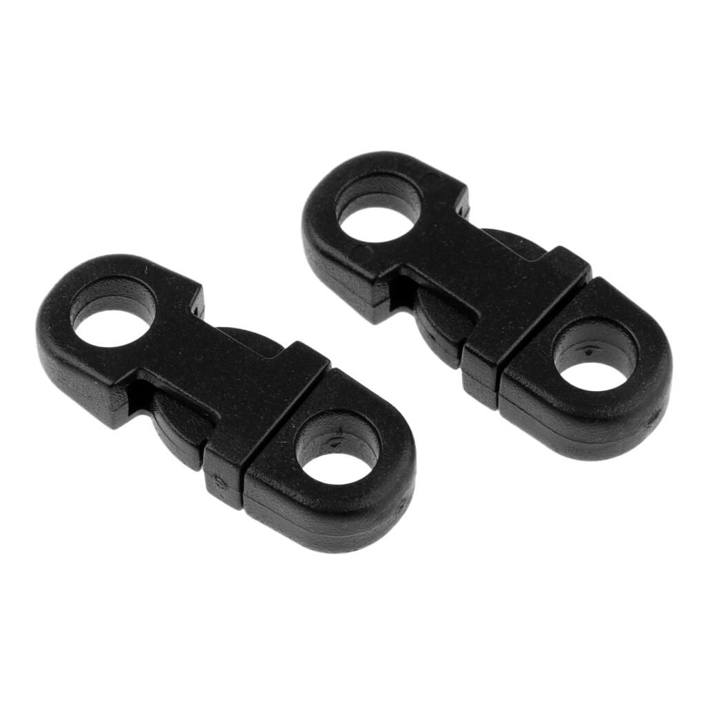 20pcs Paracord Bracelet Braiding Cord Side Release Lock Buckle for Backpack