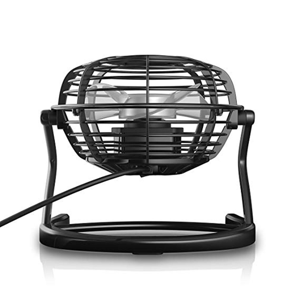 1pc usb ventilator mini bærbar lille blæser desktop lille blæser blæser lydløs blæser 4 tommer