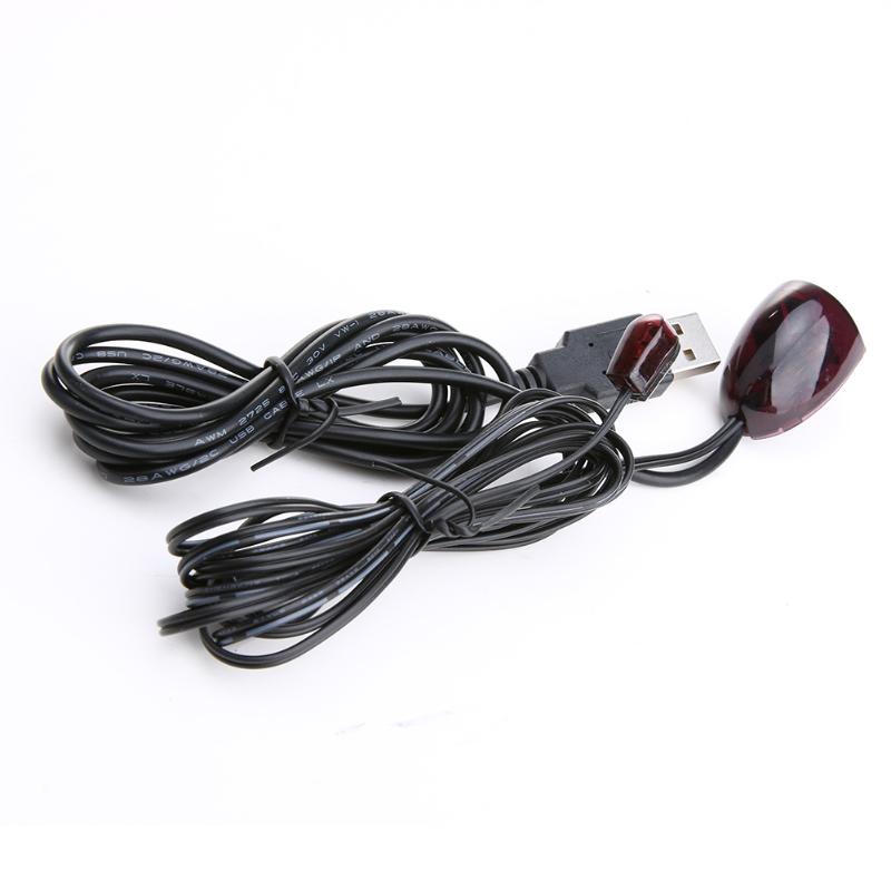 USB infrarrojo IR receptor de Control remoto, transportador, extensor, repetidor, emisor USB, adaptador para decodificador de Audio