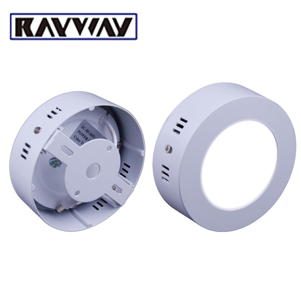 RAYWAY ronde LED plafond panel light met driver 85-265 V Surface Mount 6 W 12 W 18 W 24 W voor keuken Foyer Verlichting Lamp lamp