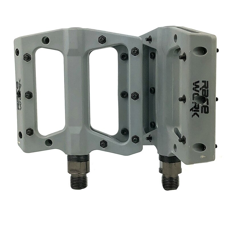 Fixed gear bicycle pedal nylon non-slip foot pedal plastic: gray