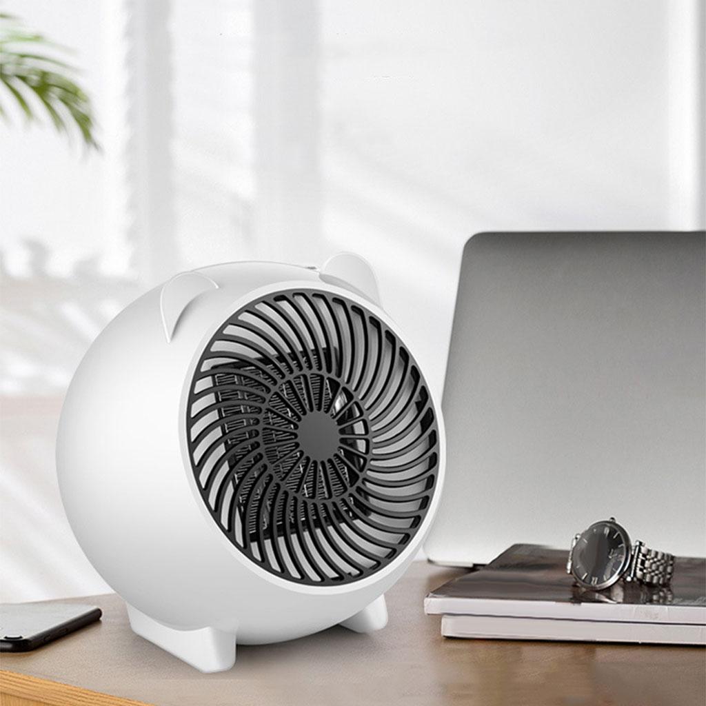 Portable Space Heater Quiet Fast Heating Electric Heater for Home Bedroom Office