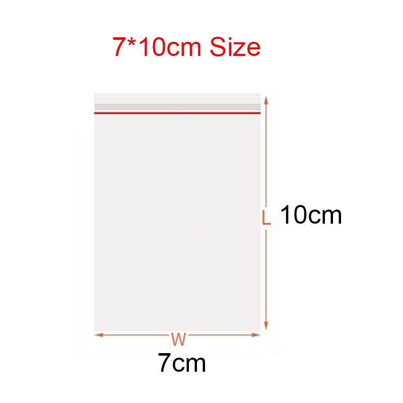 Extra Heavy-Duty Various Sizes Reclosable Plastic Packaging Bags Zip Lock Plastic Bags Zipper Clear Zip lock bags(pack of 50)