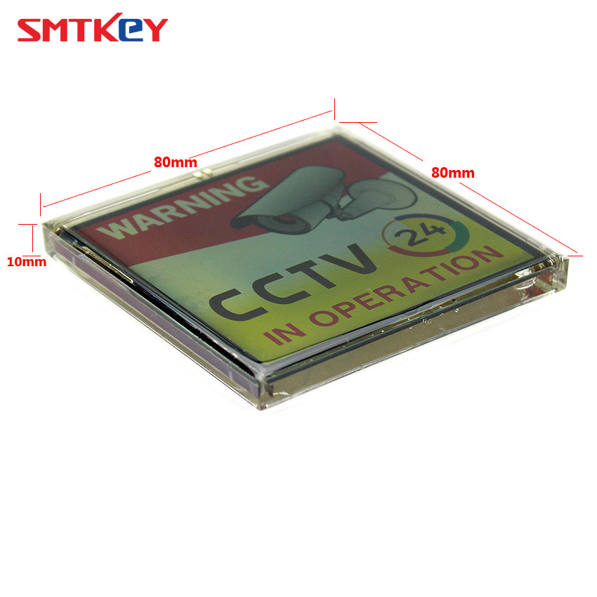 Security Flashing Warning CCTV Sign waterproof cctv warning signs