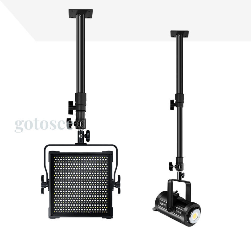Soporte de luz de techo para fotografía, montaje en pared, kits de estudio fotográfico para luz de Flash, Softbox, Panel de cámaras de seguridad