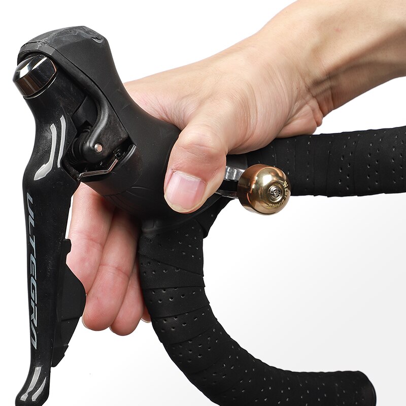 WEST BIKING Road Bike Bell Retro Ultralight Handlebar Horn Safety Alarm Aluminum Alloy Copper Bike Accessories MTB Bicycle Bell
