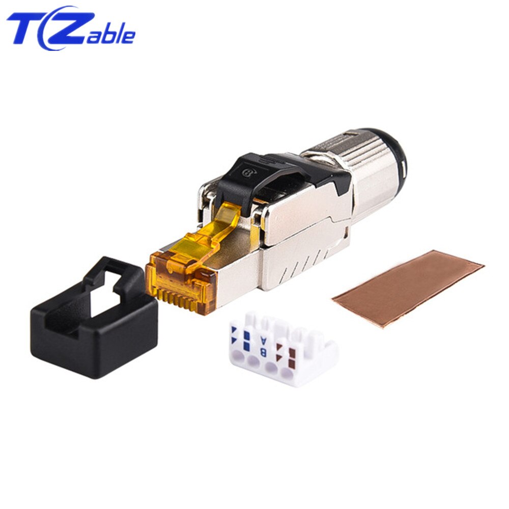 Conector Cat8 RJ45, Cable Ethernet 40G, adaptador de crimpadora sin blindaje, Cable Lan RJ45, extensión de red, enchufe de red rj 45 Cat 8
