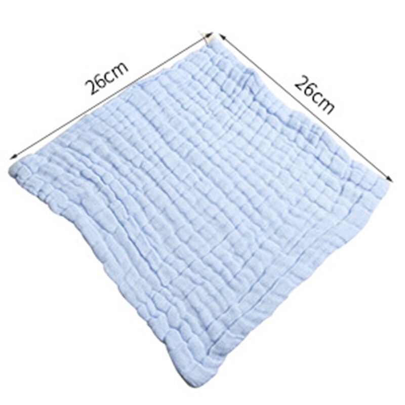 Huishoudelijke kinderen wassen kleine handdoek katoenen garen doekjes zakdoek kinderen kleine vierkante handdoek speeksel handdoeken