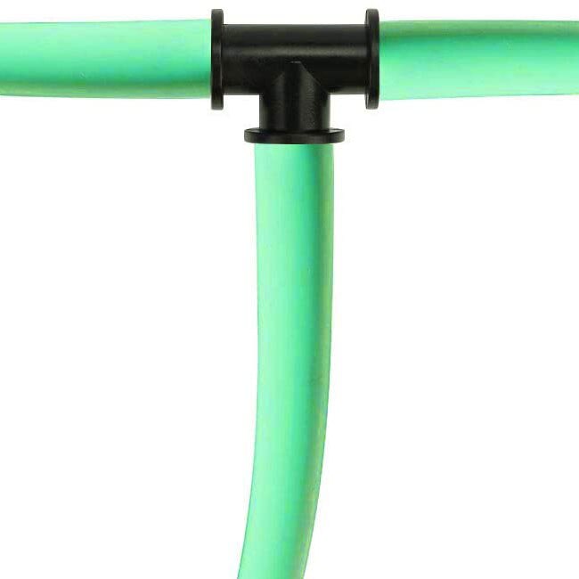 24Pcs Drip Irrigation Fittings Kit 1/2 inch Tubing Barbed Connectors and Compatible Drip or Sprinkler Systems