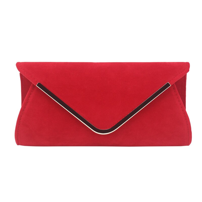 Frauen Hochzeit Damen Party Prom Abend Kupplung Hand Tasche Schulter Tasche Geldbörse Handtasche Neue: rot
