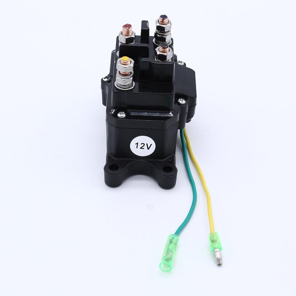 All-terrain Vehicle Electric Winch Relay Contactor For ATV UTV Winch Rocker 12V Electromagnetic Relay Thumb Switch