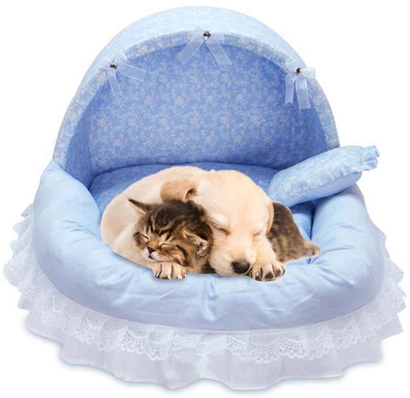 Hondenbed kant prinses huisdier hondenhok krat kat puppy huis droom nest huisdier kennel bank honden nest zachte huisdierbenodigdheden
