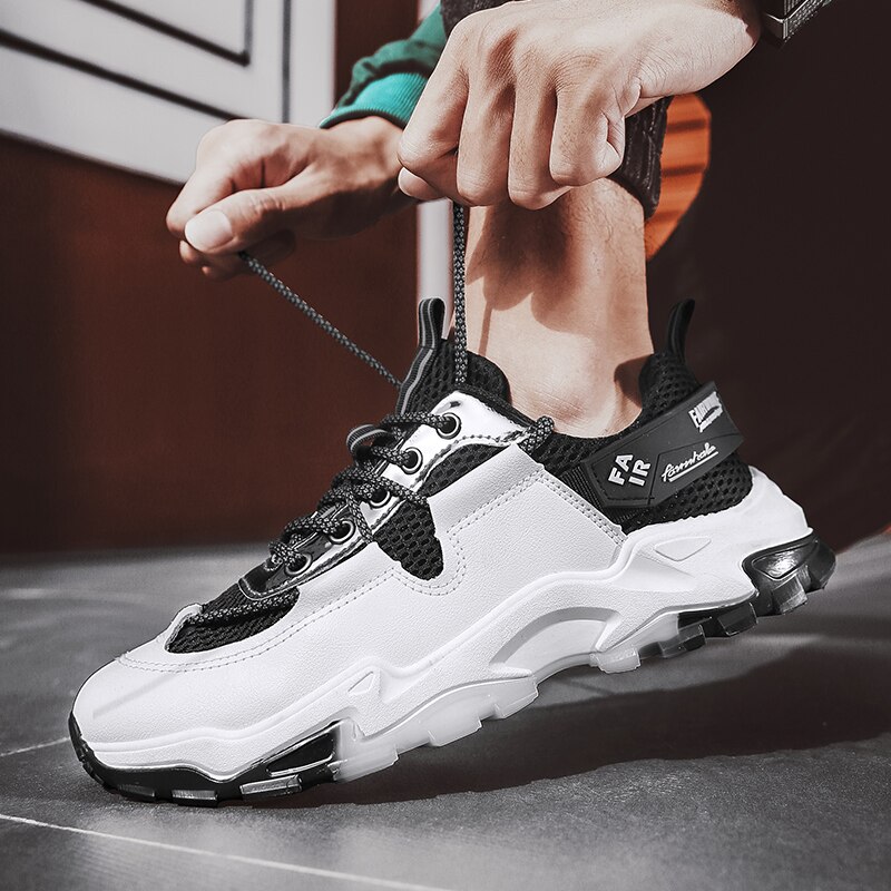 Menn fritidssko komfortable sneakers for menn sko merke utendørs fritidssko zapatillas hombre komfortabel