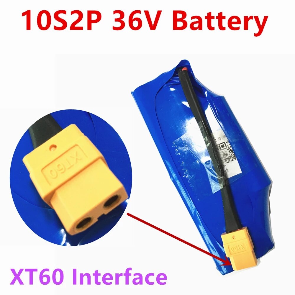 Original 36V 10s2p 6600mAH Li Ionen Akku 6,6 ah Doppel Rad Balance Fahrzeug Batterie