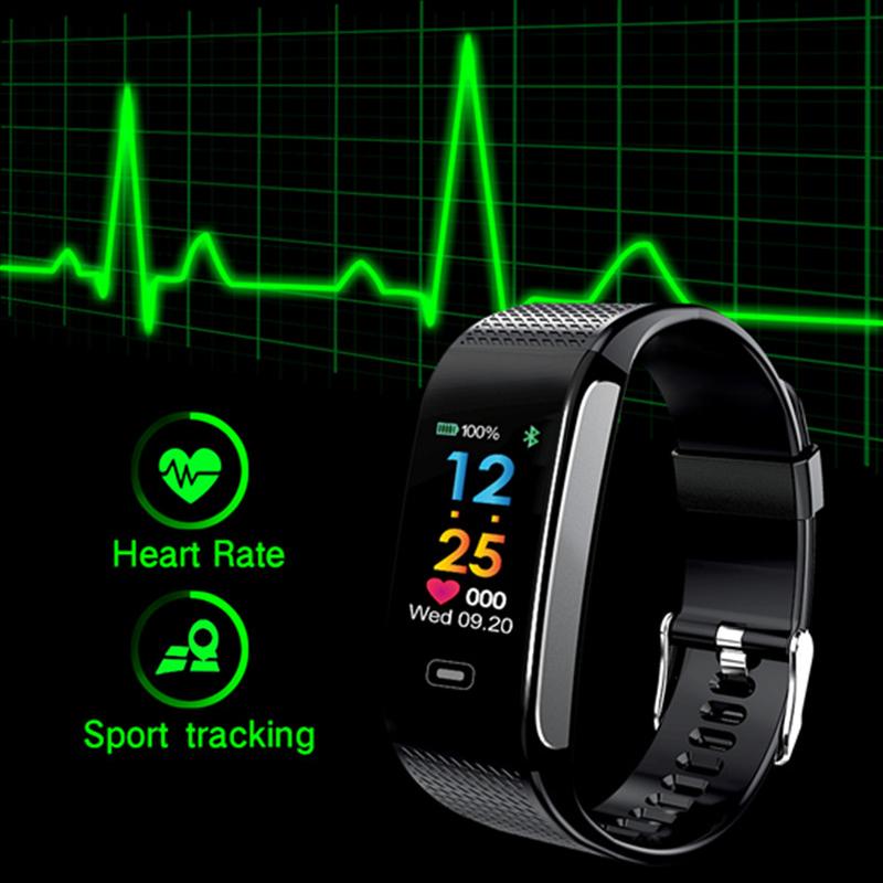 CK18S Smart Band Bloeddruk Hartslag Sport Smart Polsband Fitness Tracker Stappenteller Slimme Armband Vs CK11S