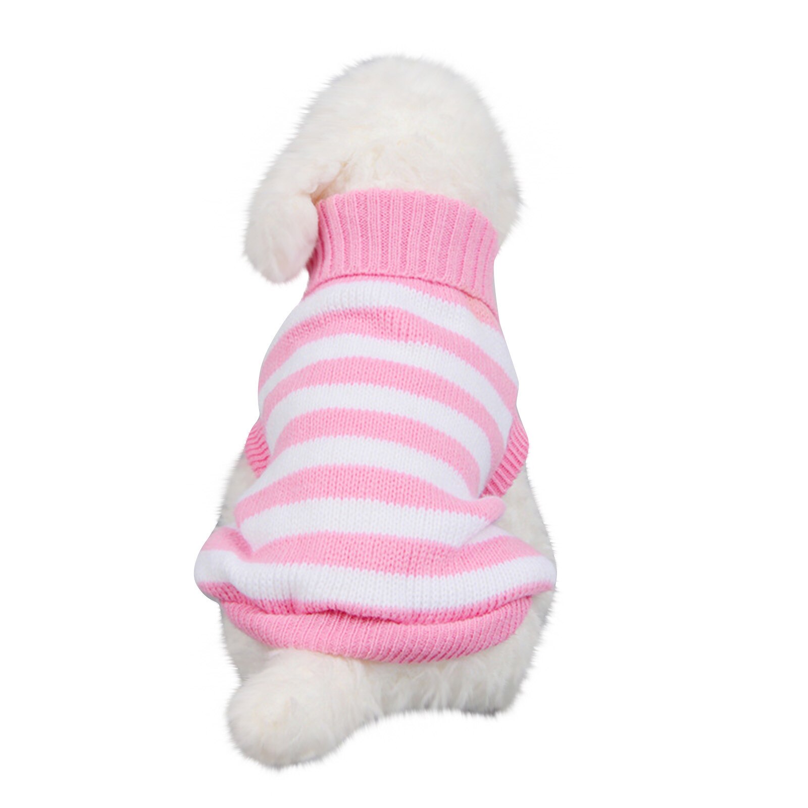 Pull à rayures pour animaux de compagnie, tendance, , coloré, pour chien, vêtements d'extérieur, 25 #: PK / S