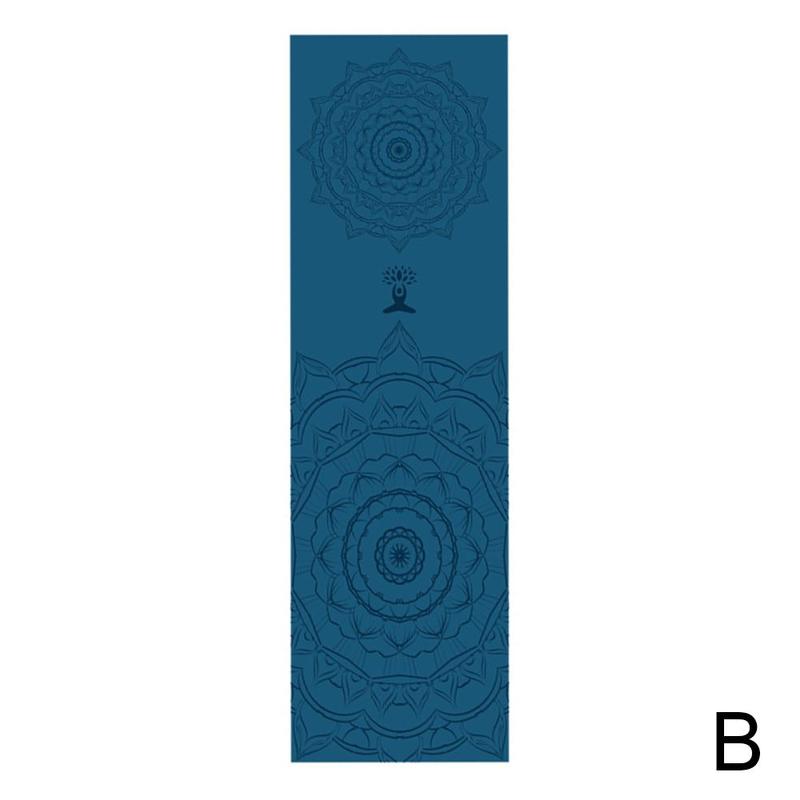 30*100cm yoga sportshåndklæde sport hurtigtørrende håndklæde tyndt yogasæt trykt håndklæde: B