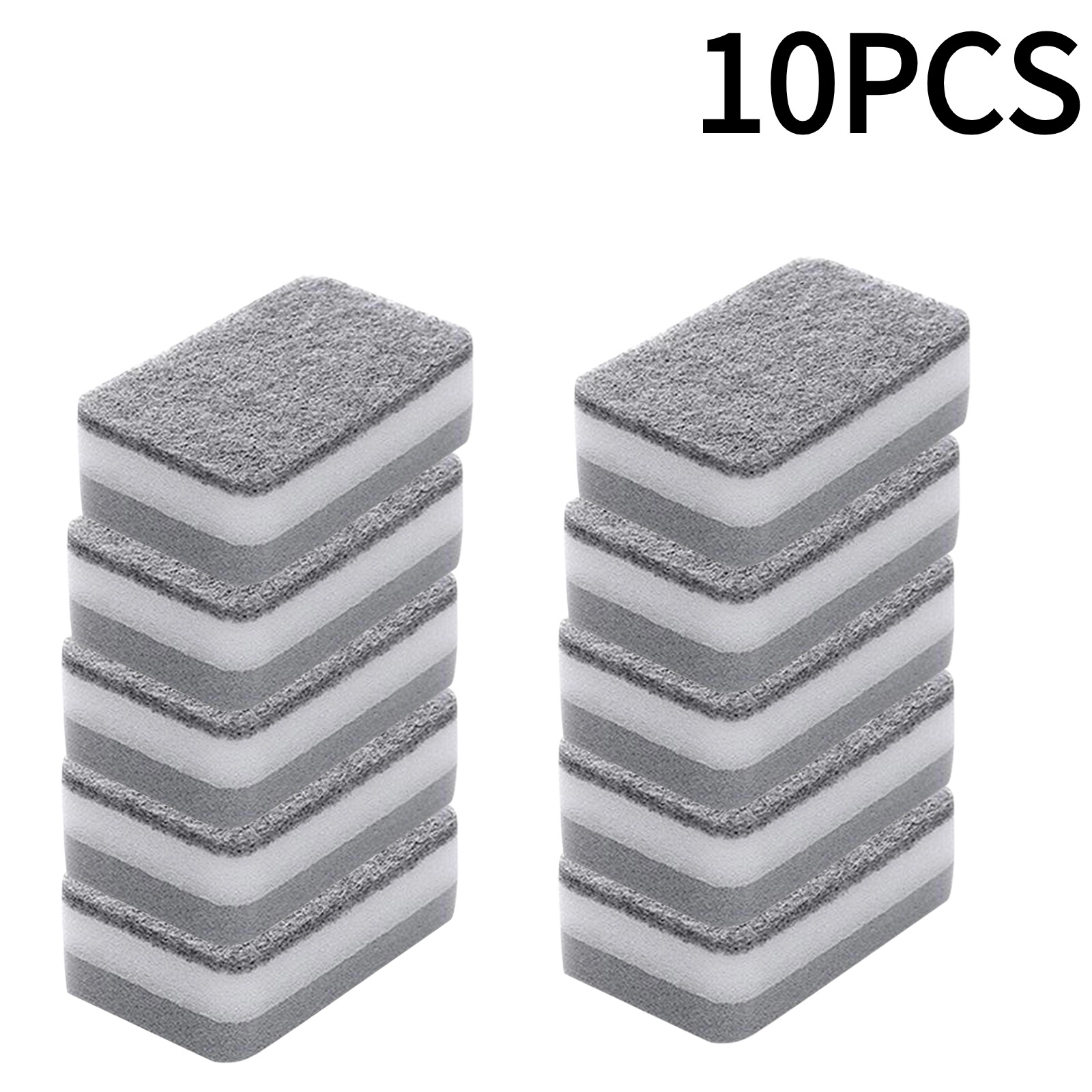 Éponges Magiques Réutilisables à Trois Couches, Tampons à Récurer pour Poêle, Pot, Vaisselle, Ménage, Cuisine, Lingettes, Brosse, Outils de Nettoyage: Or