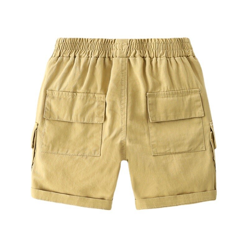 Zomer Jongens Shorts Effen Kleuren Kids Broek Zakken Kids Strand Korte Sport Korte Broek Kids