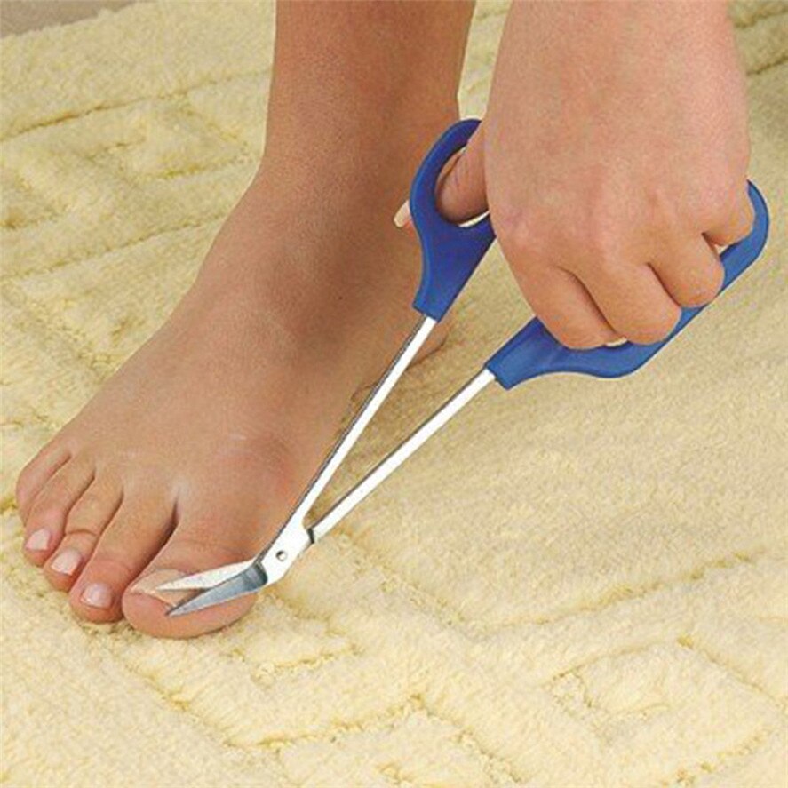 Long Handle Nail Clippers 2PC Scissors Nail Clippers Toenail Toe Ergonomic Care Pedicure Cutter Nails Tool 0418#30