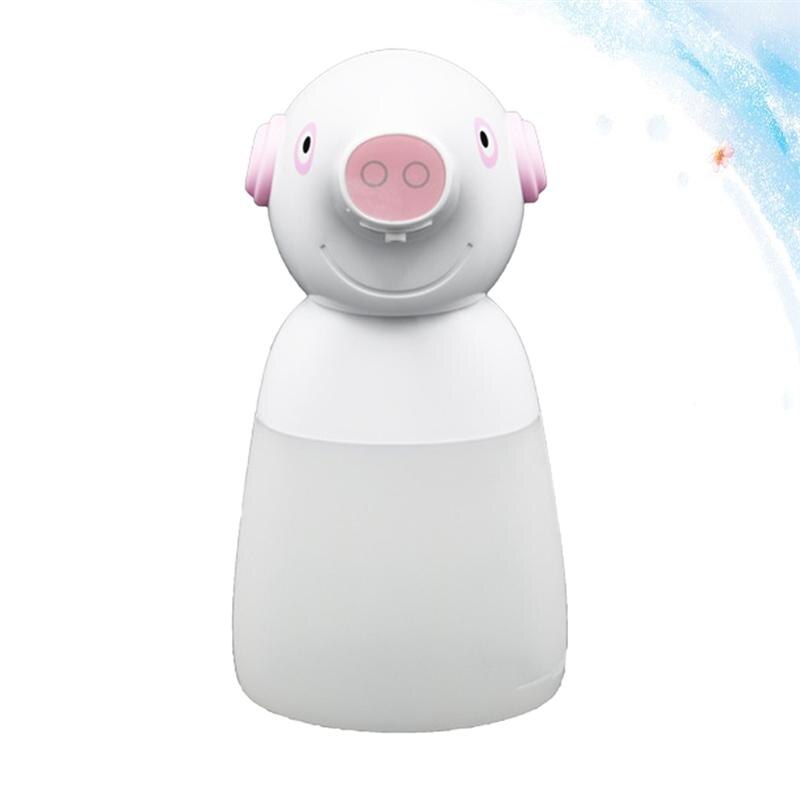 Automatyczny dozownik mydła urocza w kształcie świni bezdotykowy inteligentny czujnik podczerwieni mydelniczka robić kuchni łazienka bez baterii