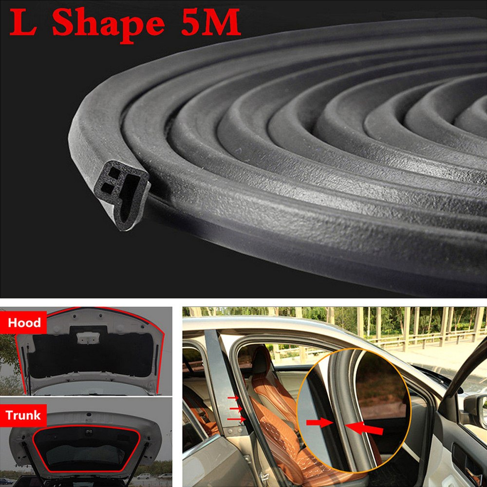 5M Car Sealer Ltype Auto Door Rubber Seal Strip S... Grandado