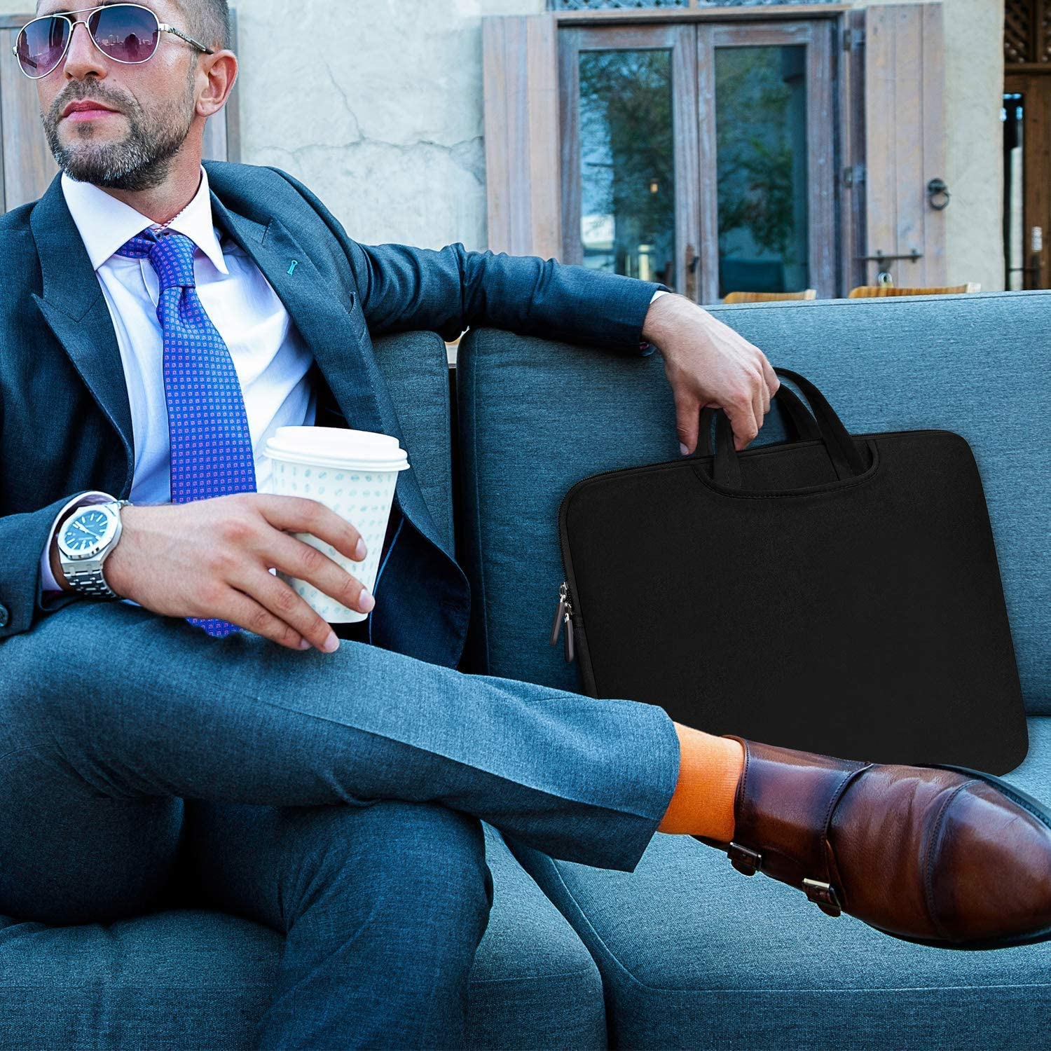 Colorful Zipper Laptop Handbag 13/14/15 inch Notebook Case for Macbook Computer Carry Bag Laptop Sleeve Briefcase