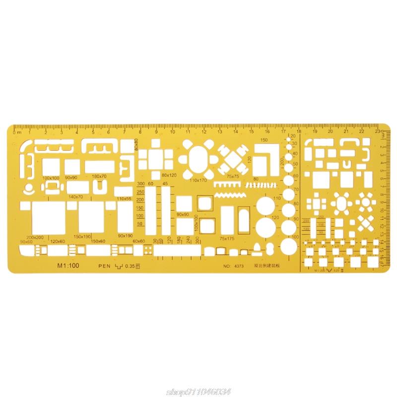 K Resin Drawings Template Ruler For Physical Chemical Instrument Measuring Tool Jy23 21: 5AC1100477