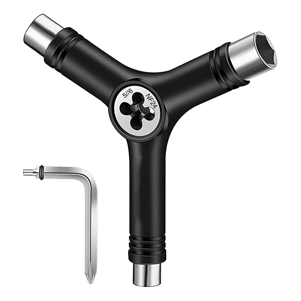 Roller Skate Tool Skate Scooter Skateboard Tools All-in-One Scooter Tool Wrench Multi-Function Portable Skateboard Accessories: B