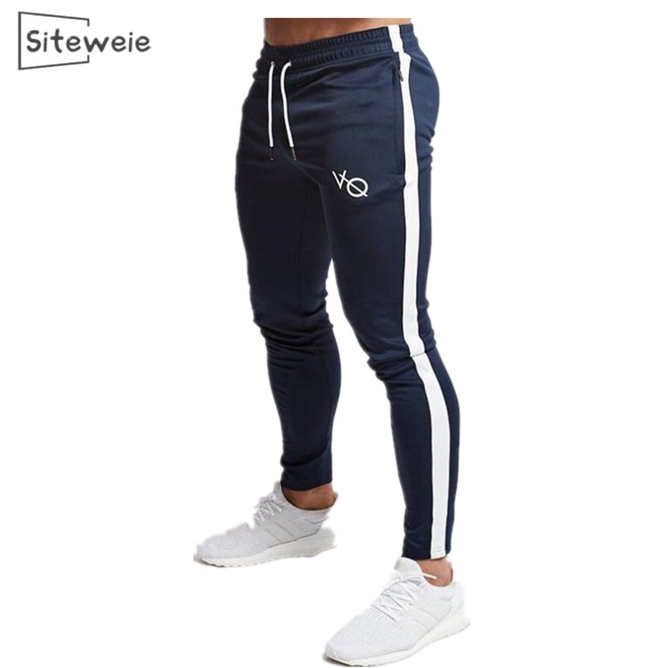 Siteweie sportswear fitness bukser menn treningssentre skinny joggebukser bomull treningsbukse bunn jogger treningsbukser  l252