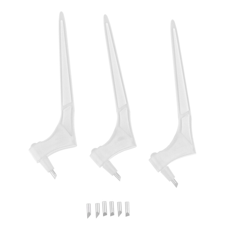 3 Craft Tools, Stainless Steel Craft Knife That Can Rotate 360 Degrees, Artistic Cutting Tools For Craft And Cardboard: white