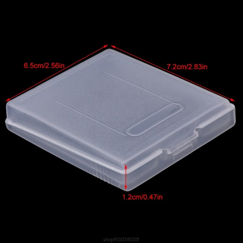 5x Clear Plastic Game Cartridge Case Stofkap Voor Nintendo Game Boy Color Gbc D28 20