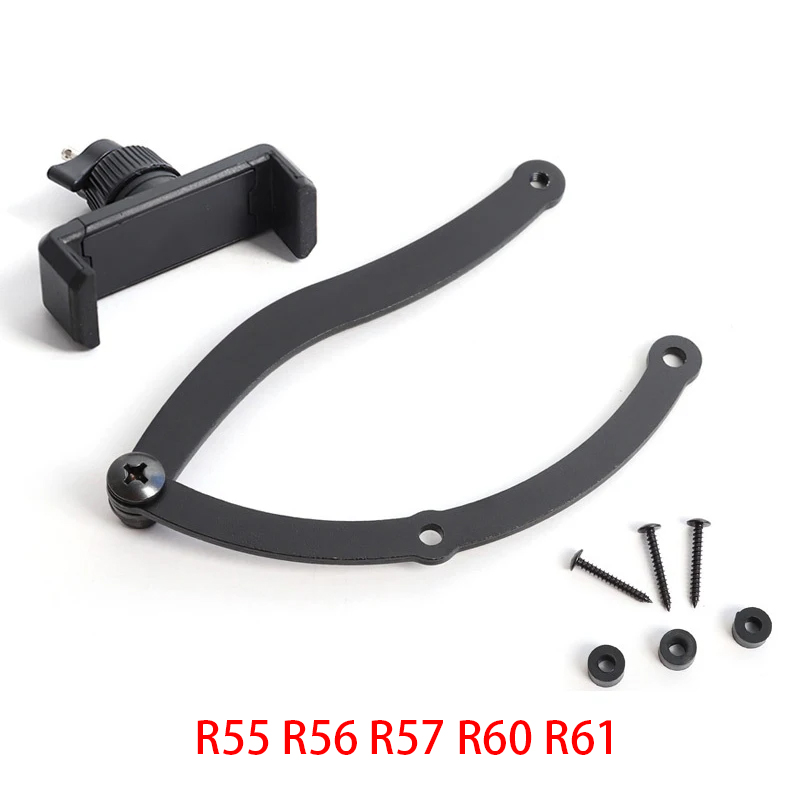 Support de téléphone pour voiture, support de téléphone pour MINI Cooper R50, R52, R55, R56, R57, R60, F54, F55, F56, F57, F60, , mobile, GPS, rapide, ket réinitialisation, accessoires: green