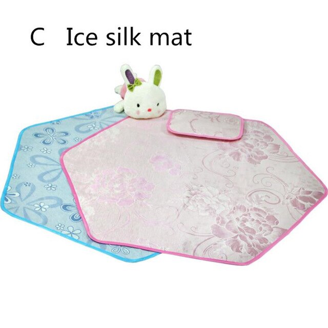 Baby Toys Tent Portable Folding Prince Princess Tent Children Castle Play House Outdoor Beach barraca infantil For Kids: Mat Ice Silk Pink