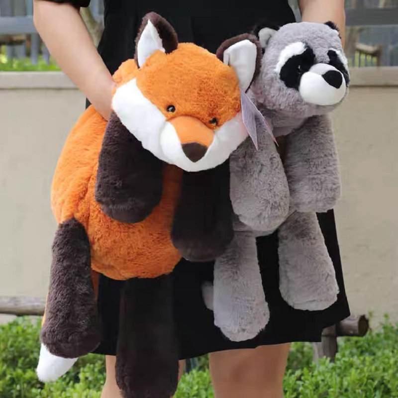 45-70 cm Super doux paresseux moelleux peluche animaux en peluche raton laveur renard Crocodile paresseux câlin jeter oreiller d'anniversaire garçon fille