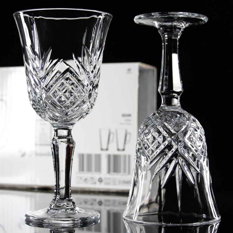 2pcs Wine Champagne Glass Red Wine Glass Cup 5.41oz Transparent Crystal Glasses Cup For Bar Party Drinking 160ml
