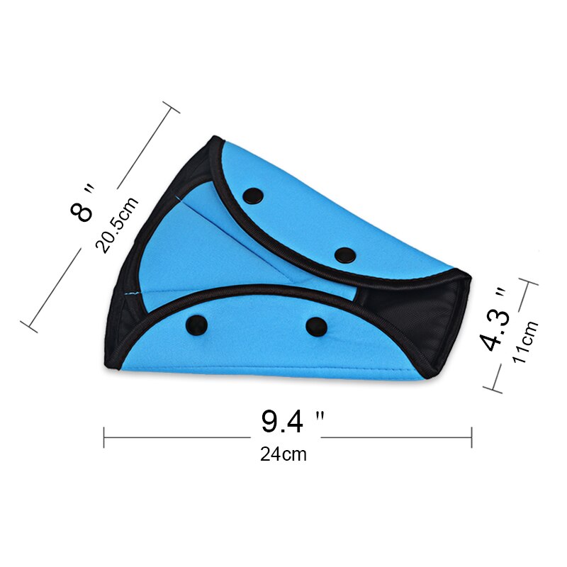 1pcs Car Safe Fit Seat Belt Adjuster Car Safety Belt Adjust Device Triangle Baby Child Protection Baby Safety For Baby